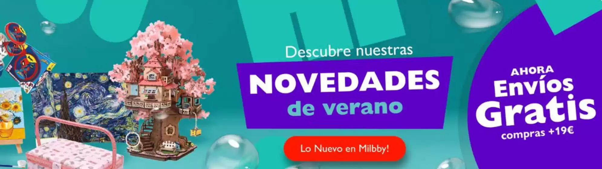 Catálogo Milbby | Ahora Envíos Gratis Compras +19€ | 2026-08-26T00:00:00.000Z - 2026-09-08T00:00:00.000Z