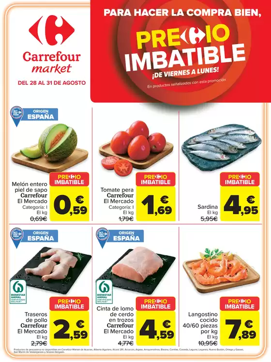 Catálogo Carrefour Market | Precio Imbatible | 2026-08-28T00:00:00.000Z - 2026-08-31T00:00:00.000Z