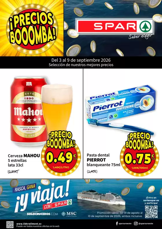 Catálogo SPAR en Tales | Del 3 al 9 de septiembre 2026 | 2026-09-03T00:00:00.000Z - 2026-09-09T00:00:00.000Z