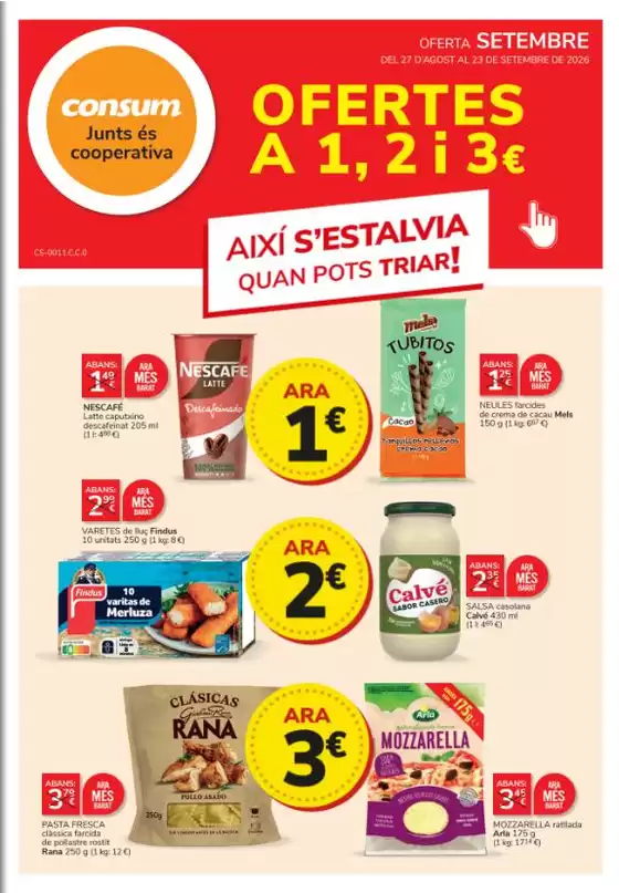 Catálogo Consum | Oferta Setembre | 2026-08-27T00:00:00.000Z - 2026-09-23T00:00:00.000Z