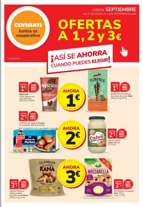 Catálogo Consum | Oferta Septiembre | 2026-08-27T00:00:00.000Z - 2026-09-23T00:00:00.000Z