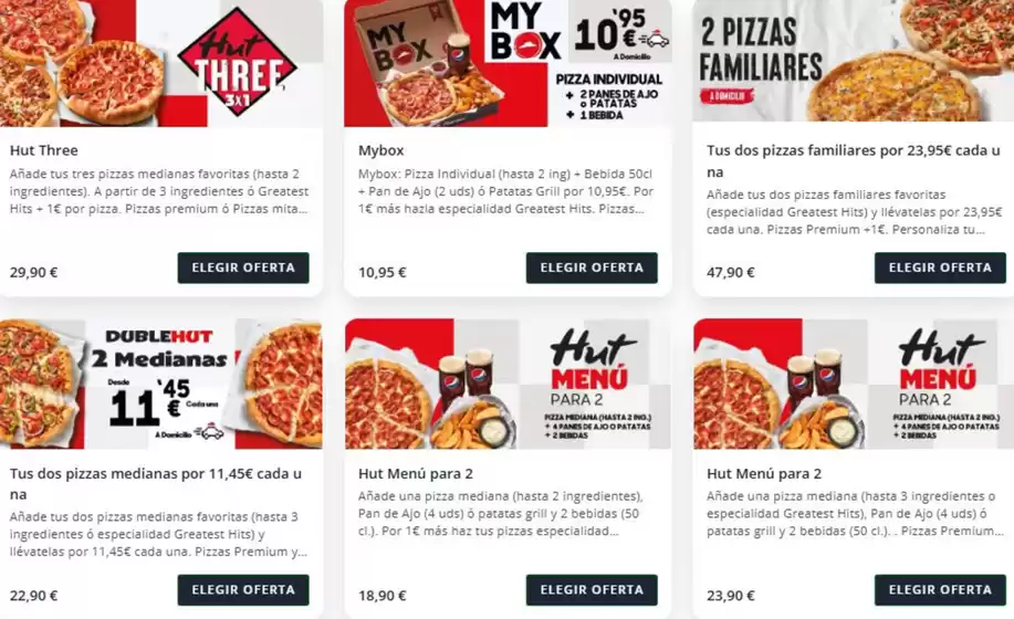 Catálogo Pizza Hut | Ofertas | 2026-08-27T00:00:00.000Z - 2026-09-09T00:00:00.000Z