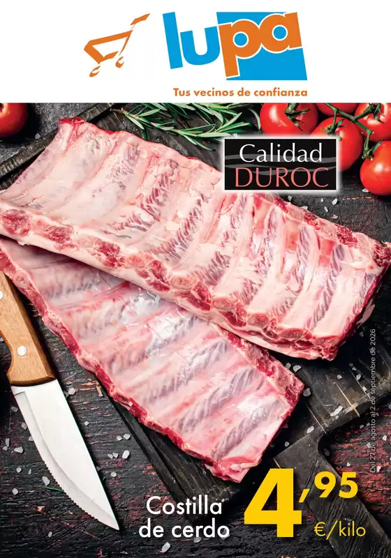 Catálogo Supermercados Lupa | Del 27 de agosto al 2 de septiembre de 2026 | 2026-08-27T00:00:00.000Z - 2026-09-02T00:00:00.000Z
