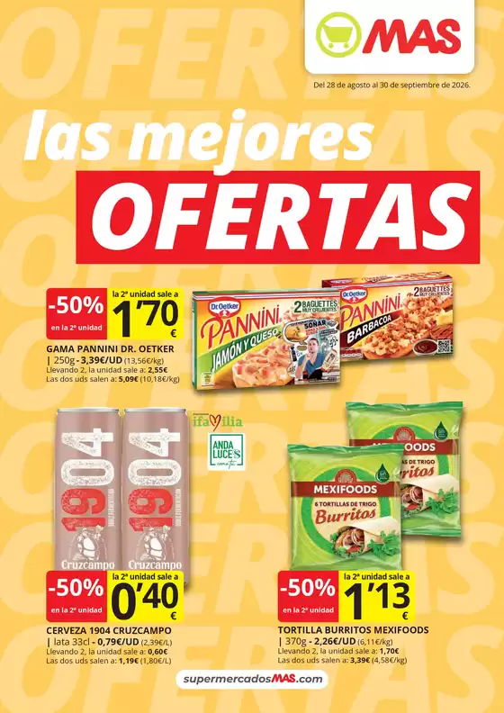 Catálogo Supermercados MAS | Las mejores ofertas | 2026-08-28T00:00:00.000Z - 2026-09-30T00:00:00.000Z