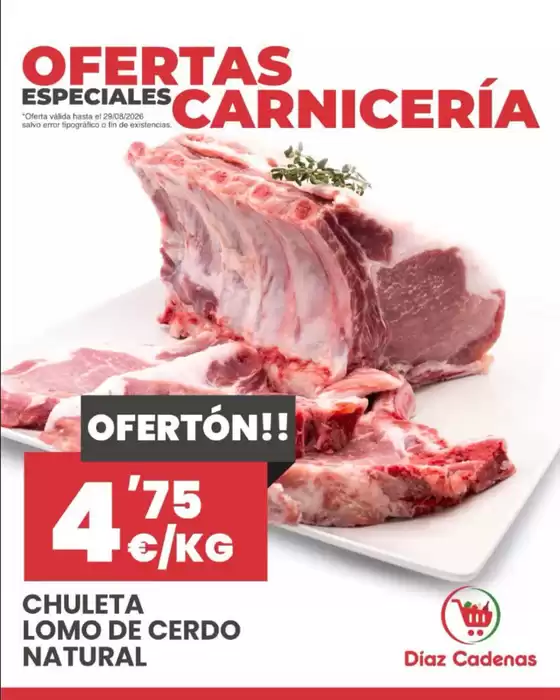 Catálogo Díaz Cadenas | ¡Ofertas De Carnicería! | 2026-08-28T00:00:00.000Z - 2026-08-29T00:00:00.000Z