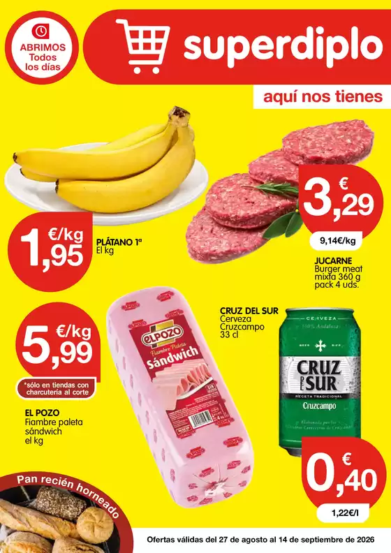 Catálogo CashDiplo en Lorquí | Ofertas válidas del 27 de agosto al 14 de septiembre de 2026 | 2026-08-28T00:00:00.000Z - 2026-09-14T00:00:00.000Z