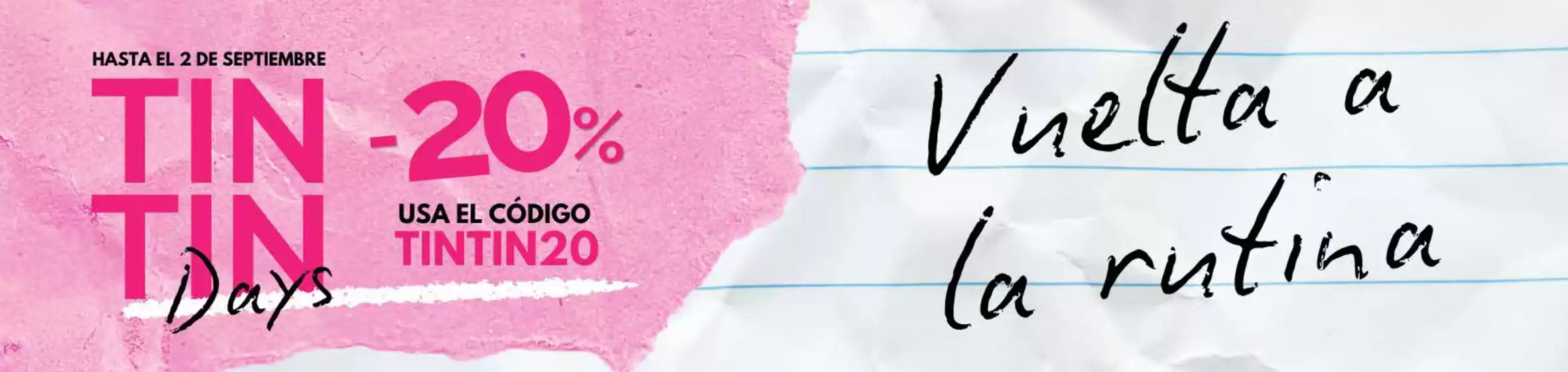 Catálogo Perfumerías Tin Tin | -20% | 2026-08-28T00:00:00.000Z - 2026-09-02T00:00:00.000Z