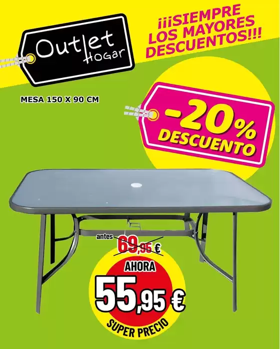 Catálogo Outlet Hogar | Ofertas | 2026-08-31T00:00:00.000Z - 2026-09-13T00:00:00.000Z