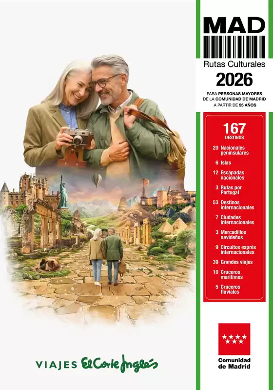 Catálogo Viajes El Corte Inglés en Dos Hermanas | Rutas Culturales Comunidad De Madrid | 2026-01-01T00:00:00.000Z - 2026-12-31T00:00:00.000Z