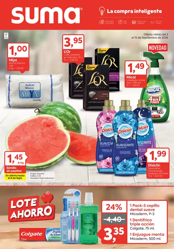 Catálogo Suma Supermercados | Oferta válida del 2 al 15 de Septiembre de 2026 | 2026-09-02T00:00:00.000Z - 2026-09-15T00:00:00.000Z