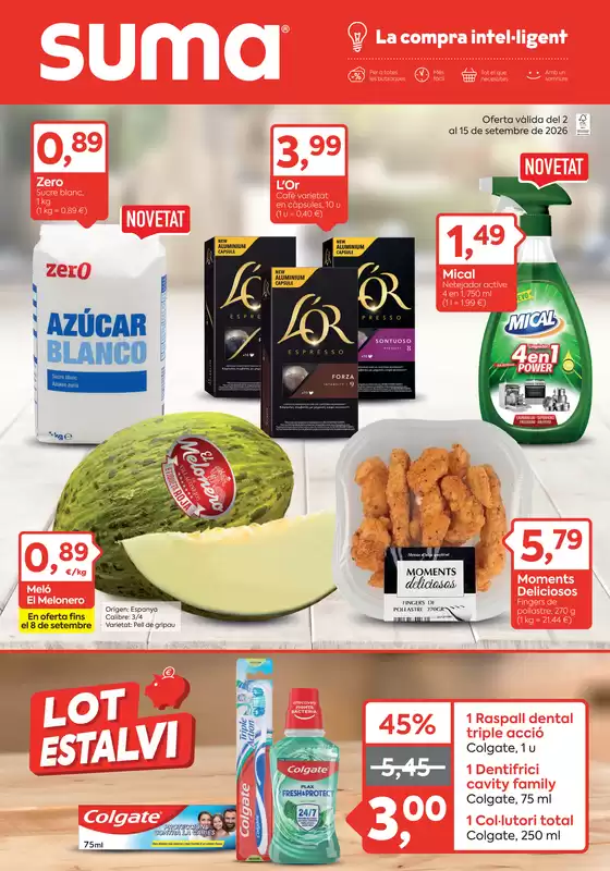 Catálogo Suma Supermercados | Oferta vàlida del 2 al 15 de setembre de 2026 | 2026-09-02T00:00:00.000Z - 2026-09-15T00:00:00.000Z