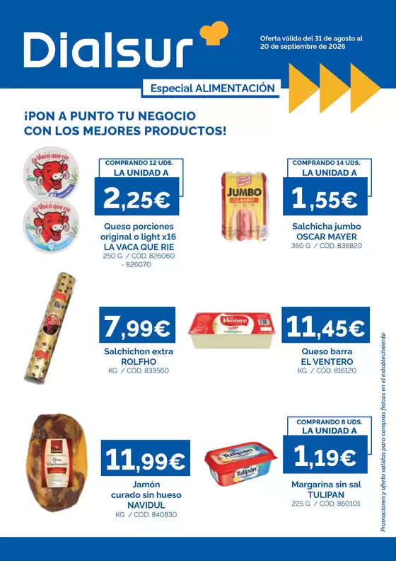 Catálogo Dialsur Cash & Carry | ¡Pon A Punto Tu Negocio Con Los Mejores Productos! | 2026-08-31T00:00:00.000Z - 2026-09-20T00:00:00.000Z