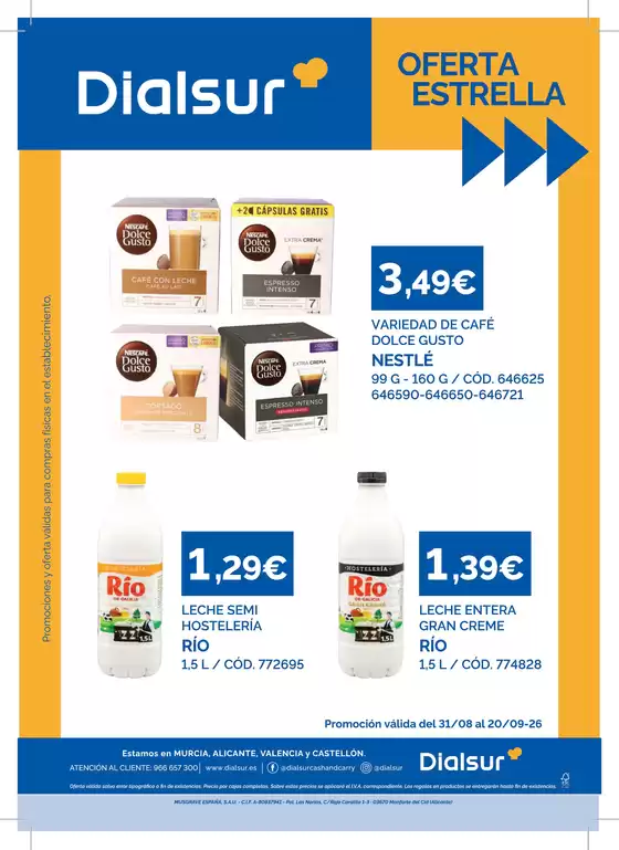 Catálogo Dialsur Cash & Carry | Oferta Estrella | 2026-08-31T00:00:00.000Z - 2026-09-20T00:00:00.000Z
