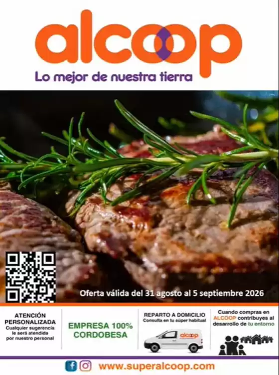 Catálogo Super Alcoop en Muxía | Válido hasta el 5 de septiembre 2026 | 2026-08-31T00:00:00.000Z - 2026-09-05T00:00:00.000Z