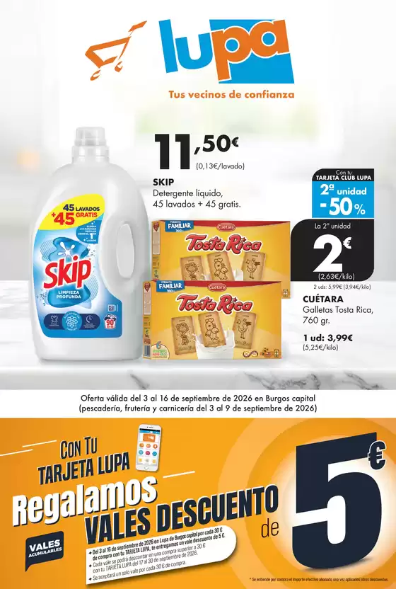 Catálogo Supermercados Lupa en Lakuntza | Tus vecinos de confianza | 2026-09-03T00:00:00.000Z - 2026-09-16T00:00:00.000Z