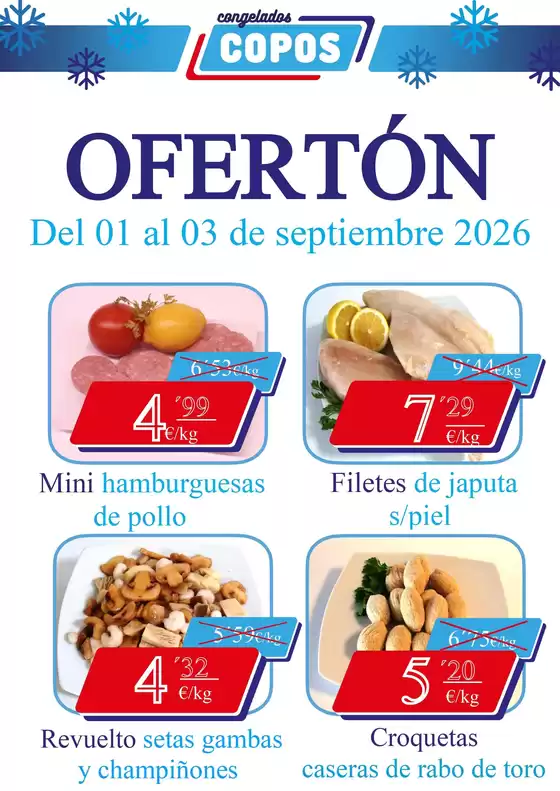 Catálogo Congelados Copos en Carmona | Ofertón | 2026-09-01T00:00:00.000Z - 2026-09-03T00:00:00.000Z
