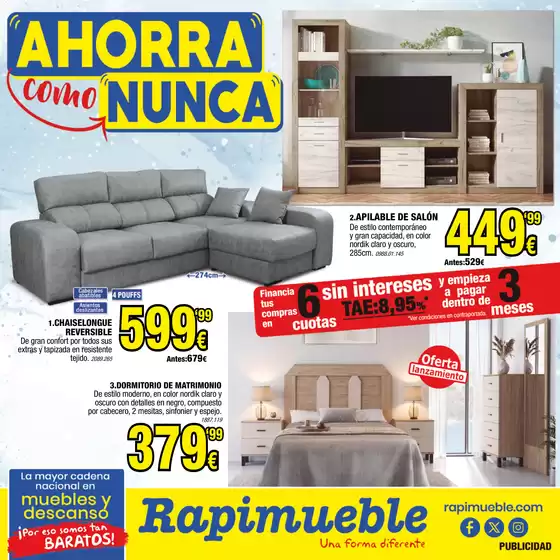 Catálogo Rapimueble | Ahorra Como Nunca | 2026-09-01T00:00:00.000Z - 2026-10-31T00:00:00.000Z