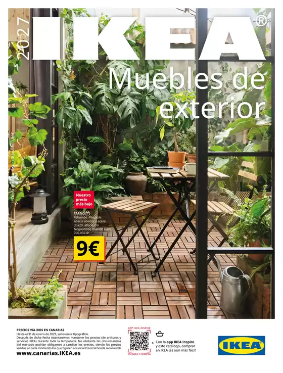 Catálogo IKEA en Llíria | Muebles de exterior | 2026-09-01T00:00:00.000Z - 2027-01-31T00:00:00.000Z