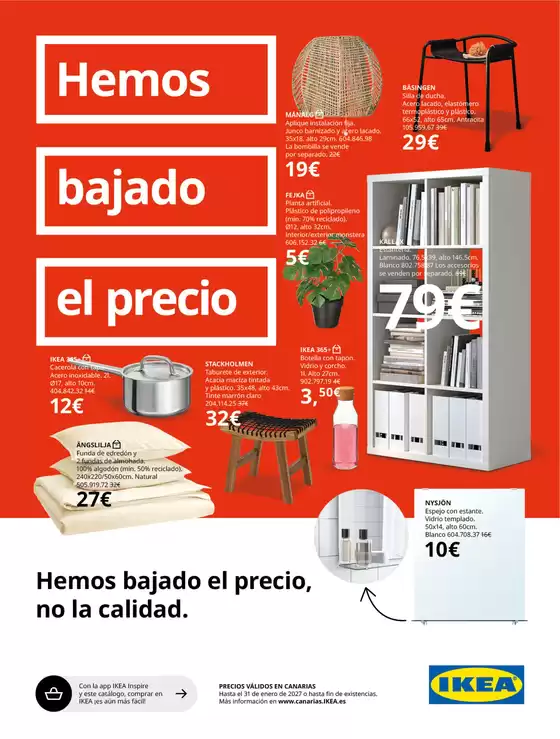 Catálogo IKEA en Llíria | Hemos bajado el precio | 2026-09-01T00:00:00.000Z - 2027-01-31T00:00:00.000Z