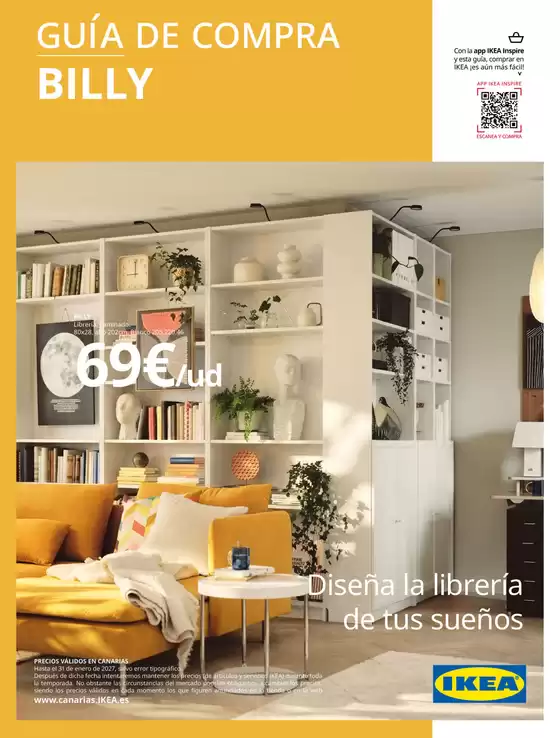 Catálogo IKEA en Isla Cristina | Guía De Compra Billy | 2026-09-01T00:00:00.000Z - 2027-01-31T00:00:00.000Z