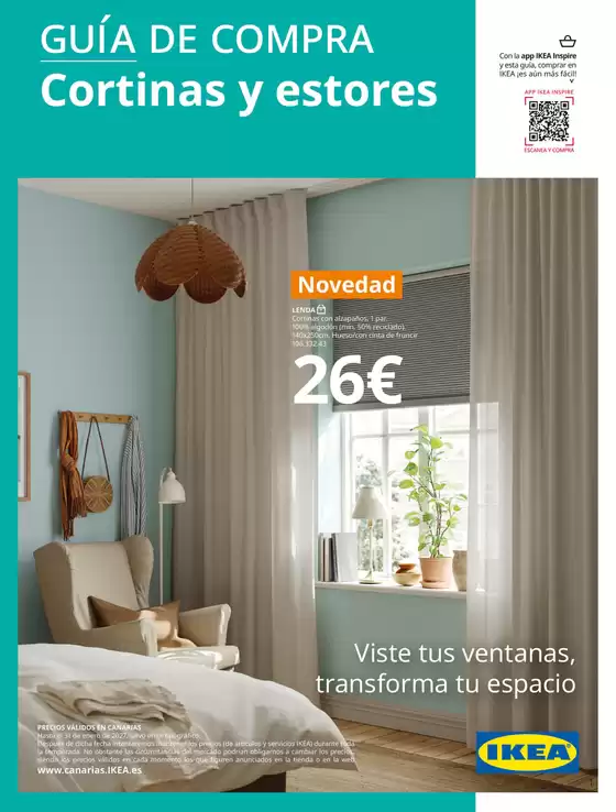 Catálogo IKEA en Isla Cristina | Cortinas y estores | 2026-09-01T00:00:00.000Z - 2027-01-31T00:00:00.000Z