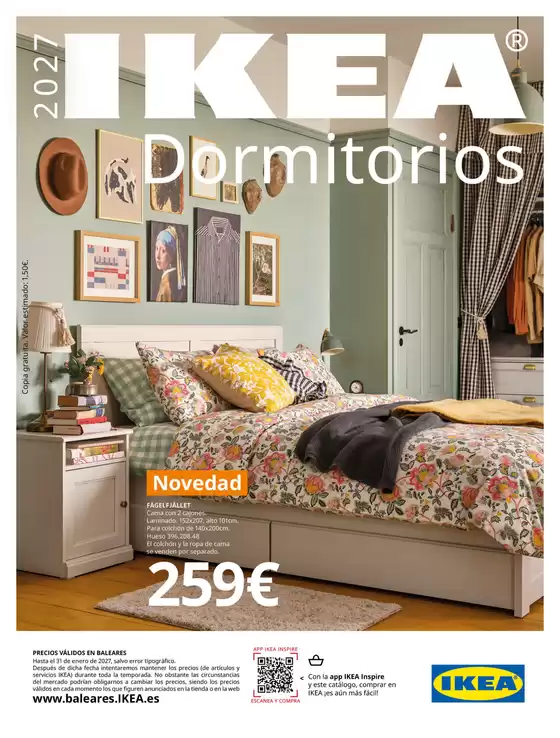 Catálogo IKEA en Lloseta | Domitorios | 2026-09-01T00:00:00.000Z - 2027-01-31T00:00:00.000Z