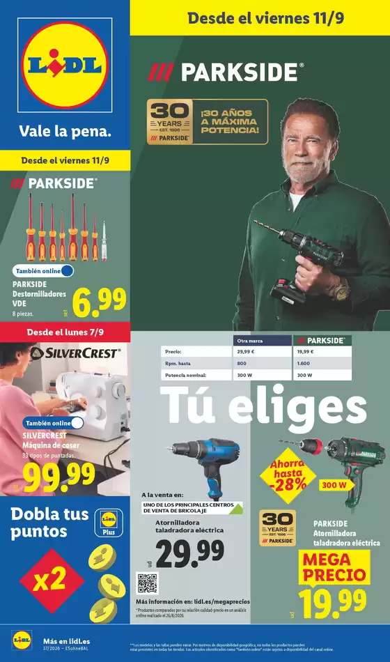 Catálogo Lidl en Coronil | ¡Bazar Lidl!- Ofertas válidas del 07/09 al 13/09 | 2026-09-07T00:00:00.000Z - 2026-09-13T00:00:00.000Z