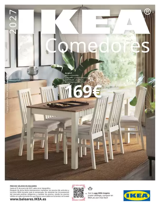 Catálogo IKEA en Lloseta | Comedores | 2026-09-01T00:00:00.000Z - 2027-01-31T00:00:00.000Z