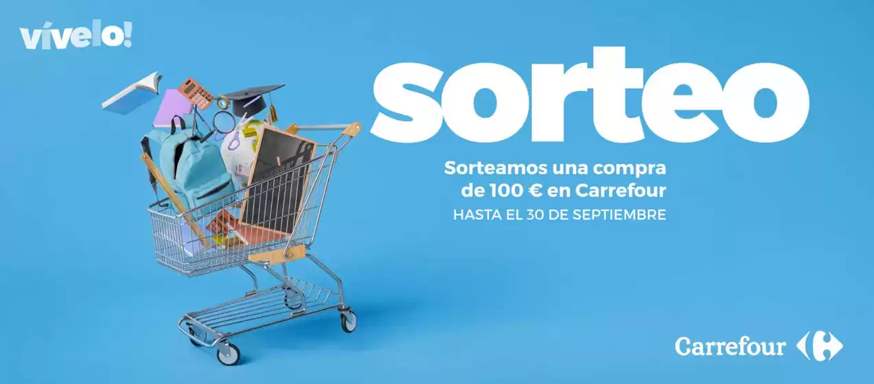 Catálogo Montigalà | Sorteamos una compra de 100 € en Carrefour | 2026-09-01T00:00:00.000Z - 2026-09-30T00:00:00.000Z