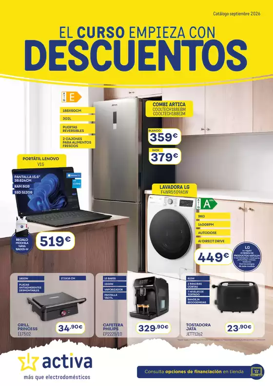 Catálogo Activa en Las huesas | El Curso Empieza Con Descuentos | 2026-09-01T00:00:00.000Z - 2026-09-30T00:00:00.000Z