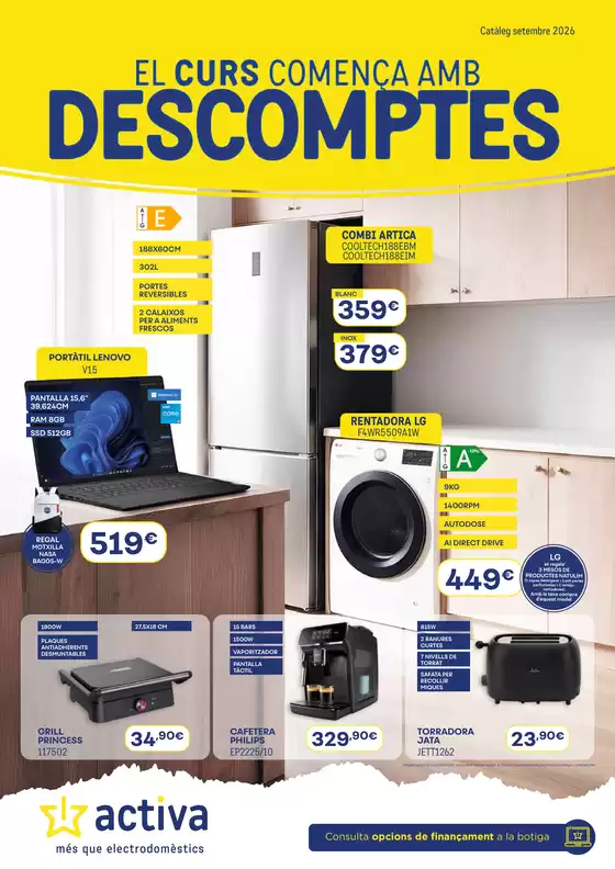 Catálogo Activa en Las huesas | El Curs Comença Amb Descomptes | 2026-09-01T00:00:00.000Z - 2026-09-30T00:00:00.000Z