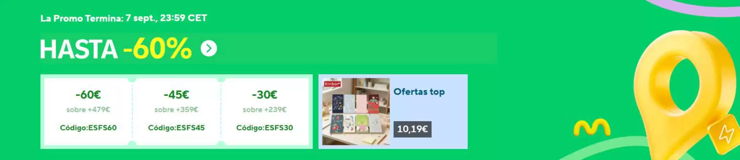 Catálogo Aliexpress | Hasta -60% | 2026-09-01T00:00:00.000Z - 2026-09-07T00:00:00.000Z