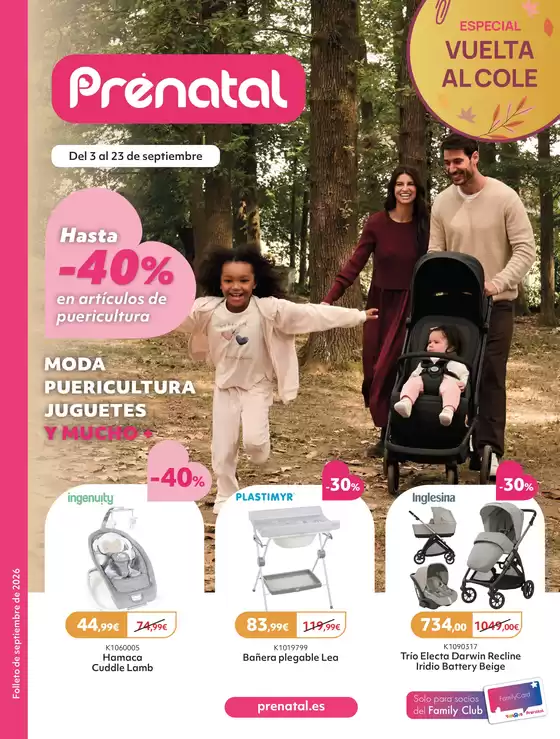 Catálogo Prénatal en Zuia | Especial vuelta al cole | 2026-09-03T00:00:00.000Z - 2026-09-23T00:00:00.000Z
