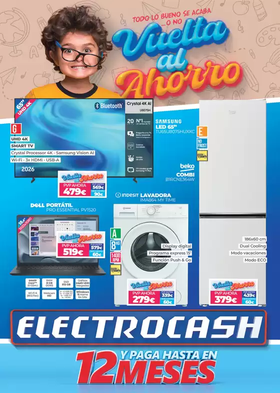 Catálogo Electrocash | Vuelta Al Ahorro | 2026-09-02T00:00:00.000Z - 2026-09-26T00:00:00.000Z