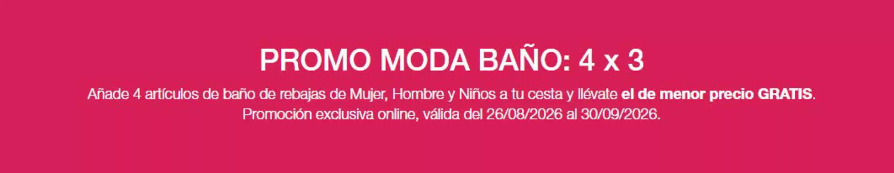 Catálogo Calzedonia | Promo Moda Baño: 4 X 3 | 2026-09-02T00:00:00.000Z - 2026-09-30T00:00:00.000Z