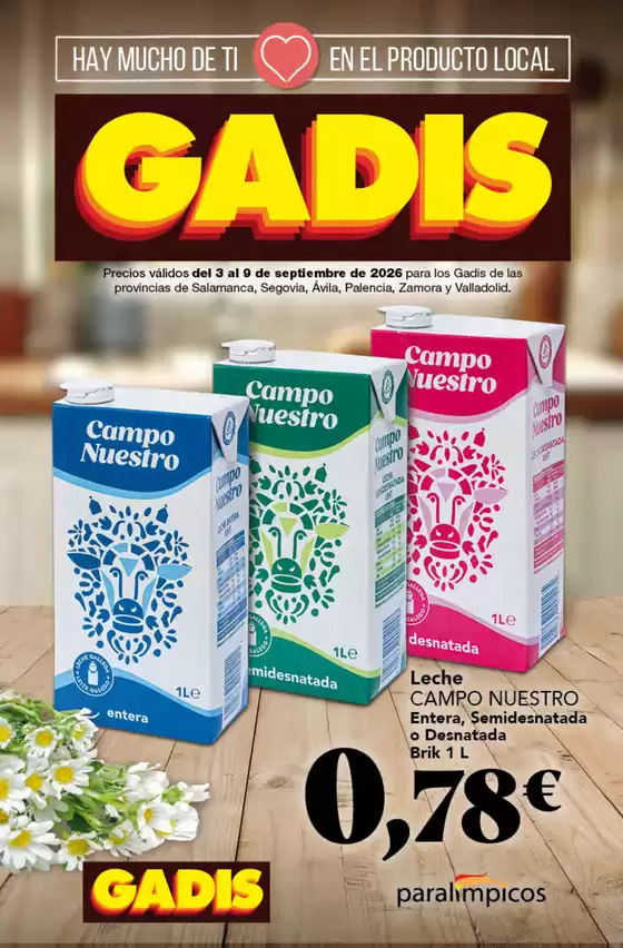 Catálogo Gadis | Precios válidos del 3 al 9 de septiembre de 2026 | 2026-09-03T00:00:00.000Z - 2026-09-09T00:00:00.000Z