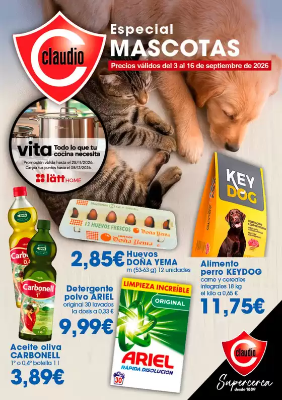 Catálogo Claudio | Especial Mascotas | 2026-09-03T00:00:00.000Z - 2026-09-16T00:00:00.000Z