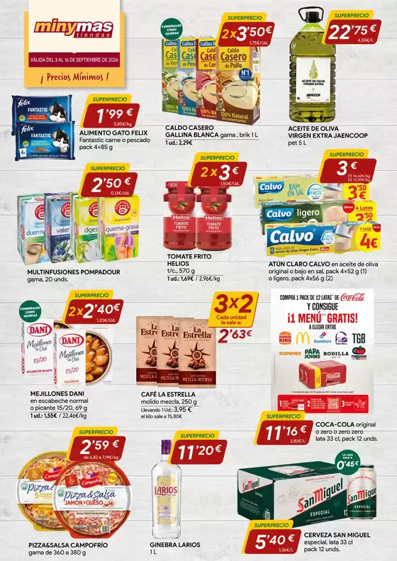 Catálogo minymas | ¡ Precios Mínimos ! | 2026-09-03T00:00:00.000Z - 2026-09-16T00:00:00.000Z