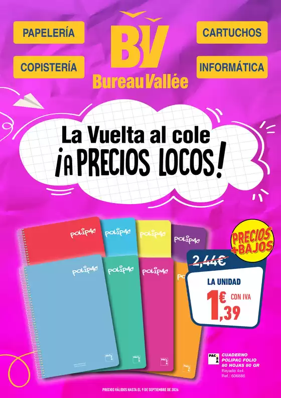 Catálogo Bureau Vallée | La Vuelta Al Cole ¡A Precios Locos! | 2026-09-03T00:00:00.000Z - 2026-09-09T00:00:00.000Z