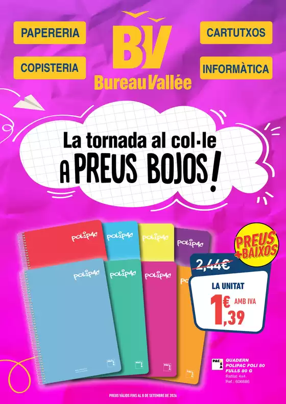 Catálogo Bureau Vallée | La Tornada Al Col-le A Preus Bojos! | 2026-09-03T00:00:00.000Z - 2026-09-09T00:00:00.000Z