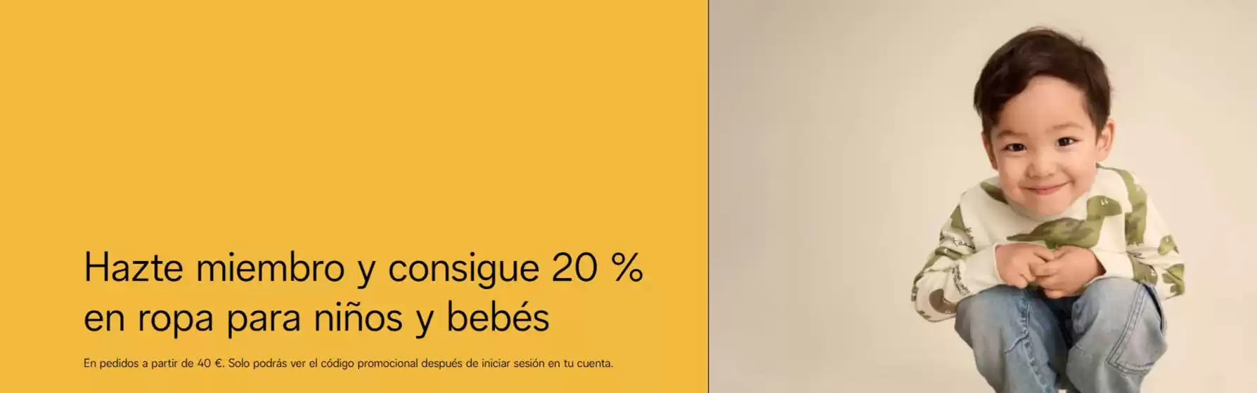 Catálogo C&A | Hazte miembro y consigue 20 % en ropa para niños y bebés | 2026-09-03T00:00:00.000Z - 2026-09-06T00:00:00.000Z