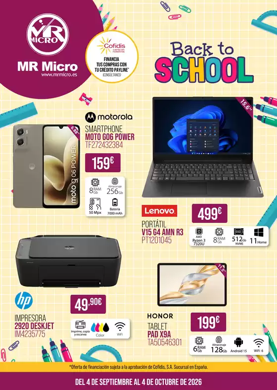 Catálogo MR Micro | Del 4 De Septiembre Al 4 De Octubre De 2026 | 2026-09-04T00:00:00.000Z - 2026-10-04T00:00:00.000Z