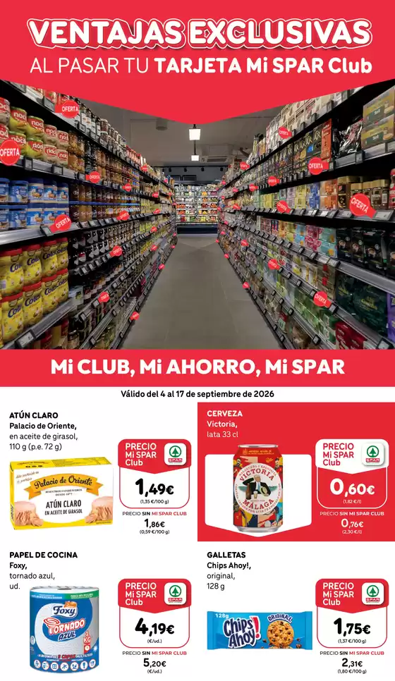 Catálogo SPAR Gran Canaria | Válido del 4 al 17 de septiembre de 2026 | 2026-09-04T00:00:00.000Z - 2026-09-17T00:00:00.000Z