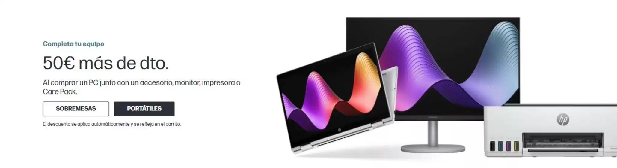 Catálogo HP en Alcaracejos | 50€ más de dto. | 2026-09-04T00:00:00.000Z - 2026-09-17T00:00:00.000Z