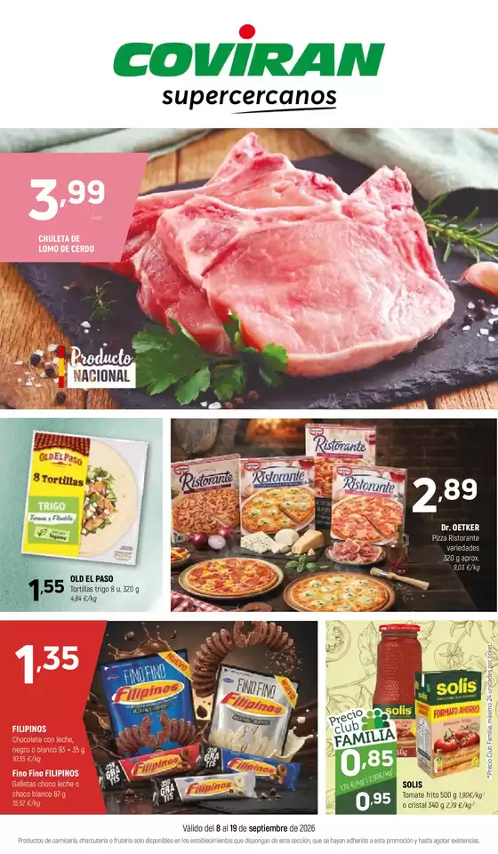 Catálogo Coviran | Catálogo con descuentos en productos seleccionados | 2026-09-08T00:00:00.000Z - 2026-09-19T00:00:00.000Z