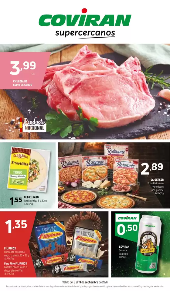 Catálogo Coviran | ¡Descubre nuestro folleto de promociones! | 2026-09-08T00:00:00.000Z - 2026-09-19T00:00:00.000Z