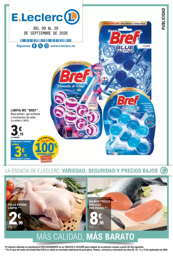 Catálogo E.Leclerc en Lozoyuela | Hiperoferta 18 | 2026-09-09T00:00:00.000Z - 2026-09-20T00:00:00.000Z