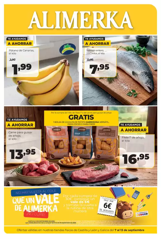 Catálogo Alimerka | Semanal del 7 al 13 de septiembre Castilla y León | 2026-09-08T00:00:00.000Z - 2026-09-13T00:00:00.000Z