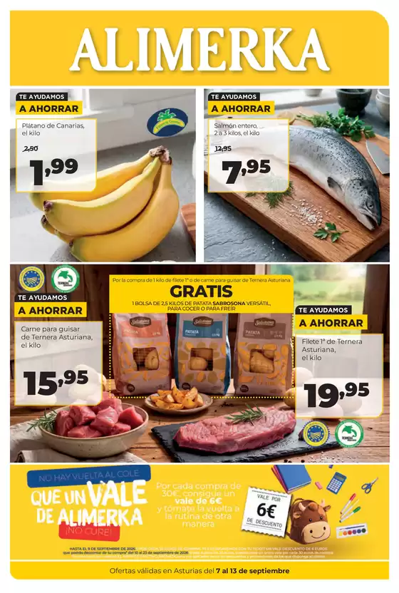 Catálogo Alimerka | Semanal del 7 al 13 de septiembre Asturias | 2026-09-08T00:00:00.000Z - 2026-09-13T00:00:00.000Z