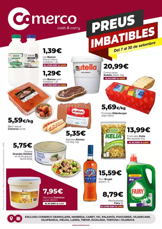 Catálogo Comerco Cash & Carry | Preus Imbatibles | 2026-09-07T00:00:00.000Z - 2026-09-30T00:00:00.000Z